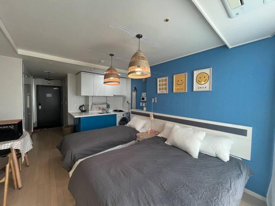 Haeundae Beach Stay #2Min Walk #2Beds Busan Exterior foto
