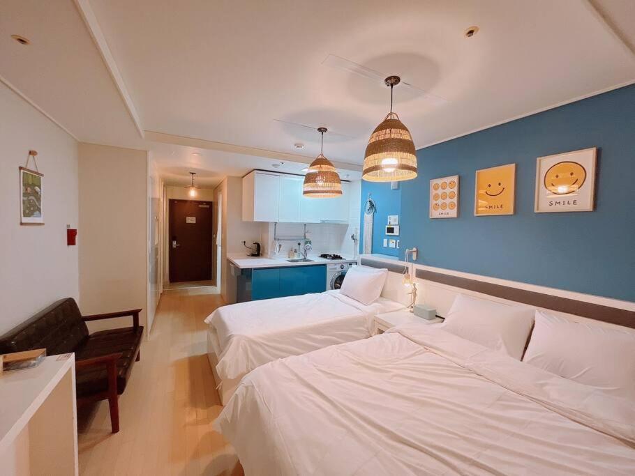 Haeundae Beach Stay #2Min Walk #2Beds Busan Exterior foto