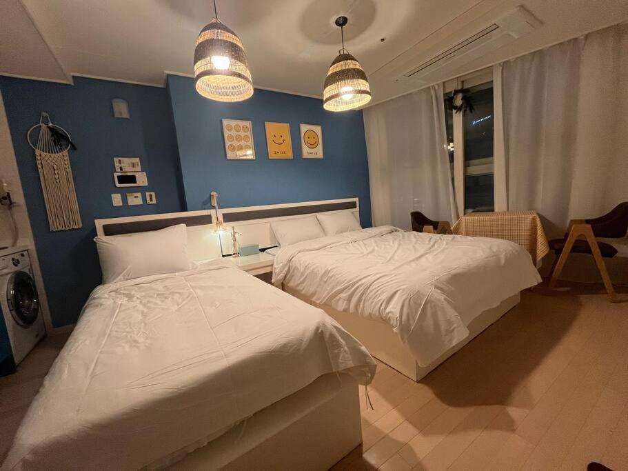 Haeundae Beach Stay #2Min Walk #2Beds Busan Exterior foto